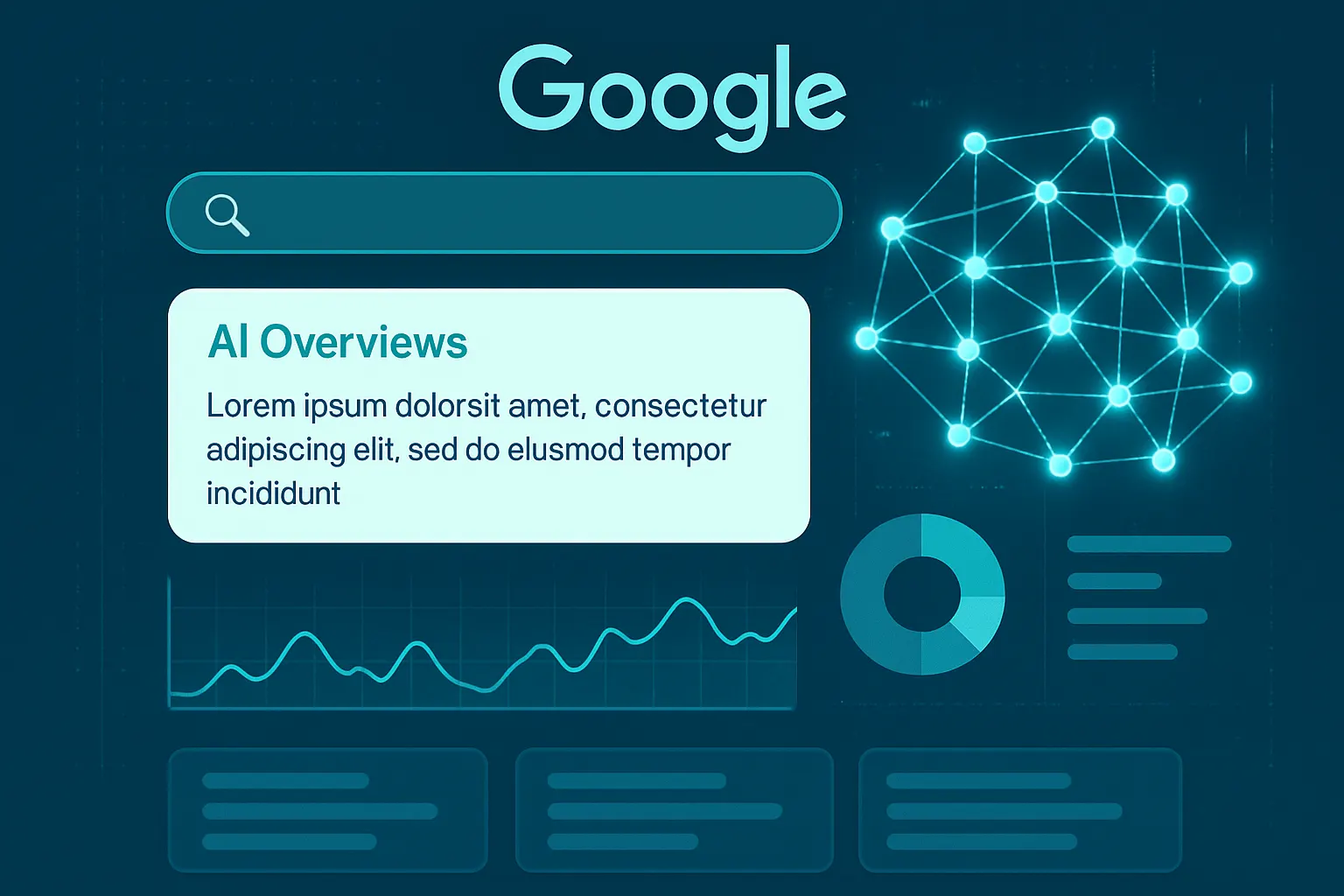 Illustration Google AI Overviews et synthèse IA dans la recherche Google
