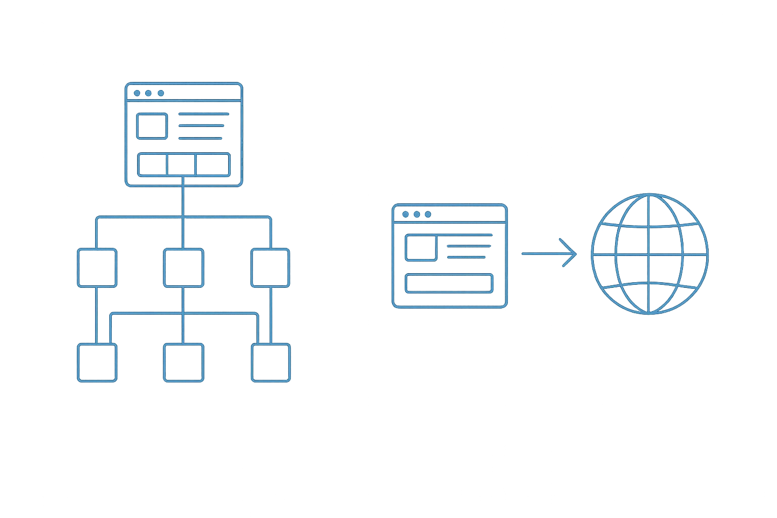 Schéma comparatif entre sitemap XML classique et protocole IndexNow