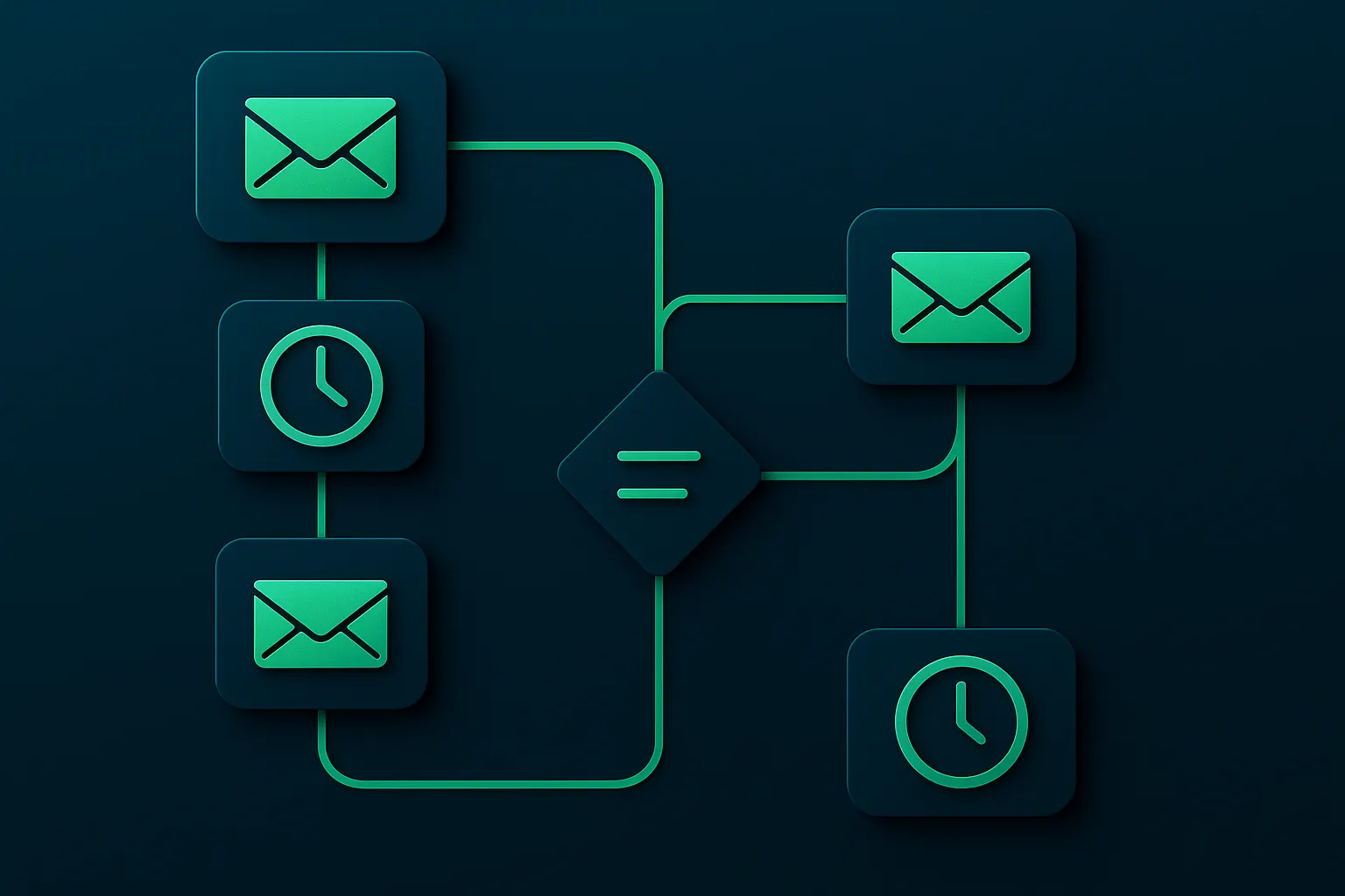 Tableau de bord Brevo avec workflows d'email automation pour SaaS et e-commerce : séquences de bienvenue, paniers abandonnés et suivi post-achat.
